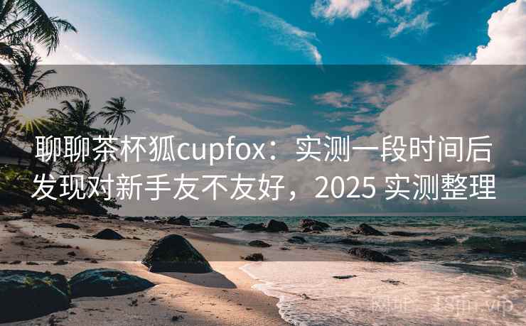 聊聊茶杯狐cupfox：实测一段时间后发现对新手友不友好，2025 实测整理