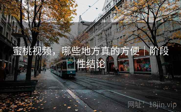 蜜桃视频，哪些地方真的方便｜阶段性结论  第2张
