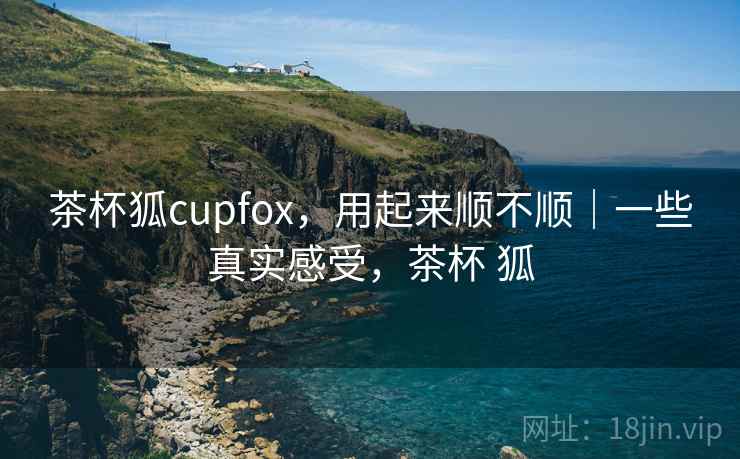 茶杯狐cupfox，用起来顺不顺｜一些真实感受，茶杯 狐